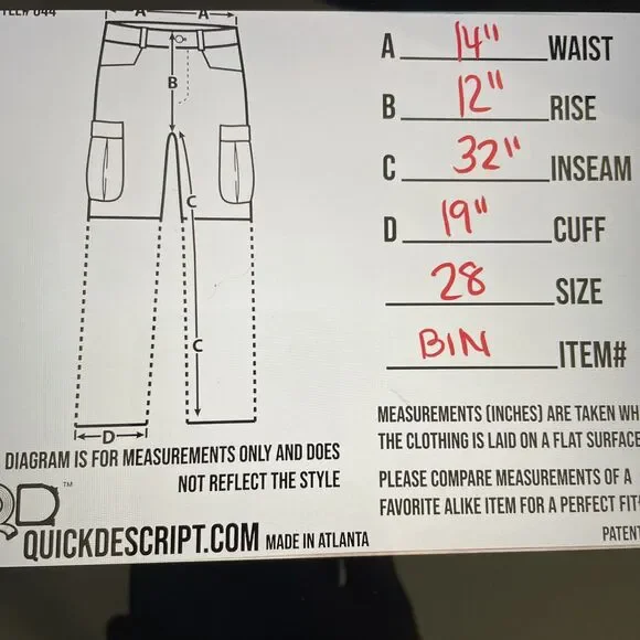 Free People Size 28 Brown Corduroy Flare Pants Super Wide Leg - Picture 6 of 6